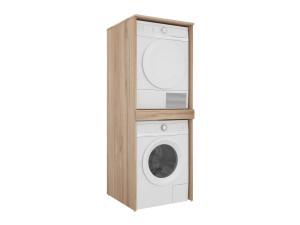Szafka pod pralkę „Linfa 70” – 70 x 73 x 193 cm – dąb