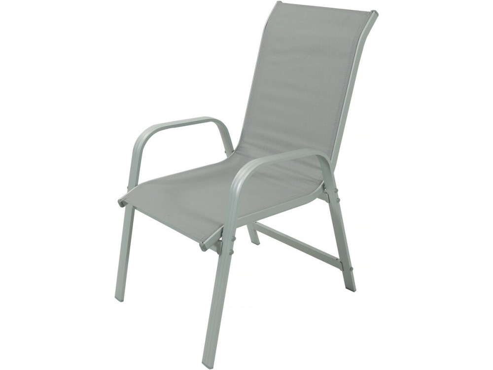 Rozkładany aluminiowy stół ogrodowy i krzesła "Lagos" - 200/320 x 105 x 76 cm - Taupe - Miejsca siedzące 10