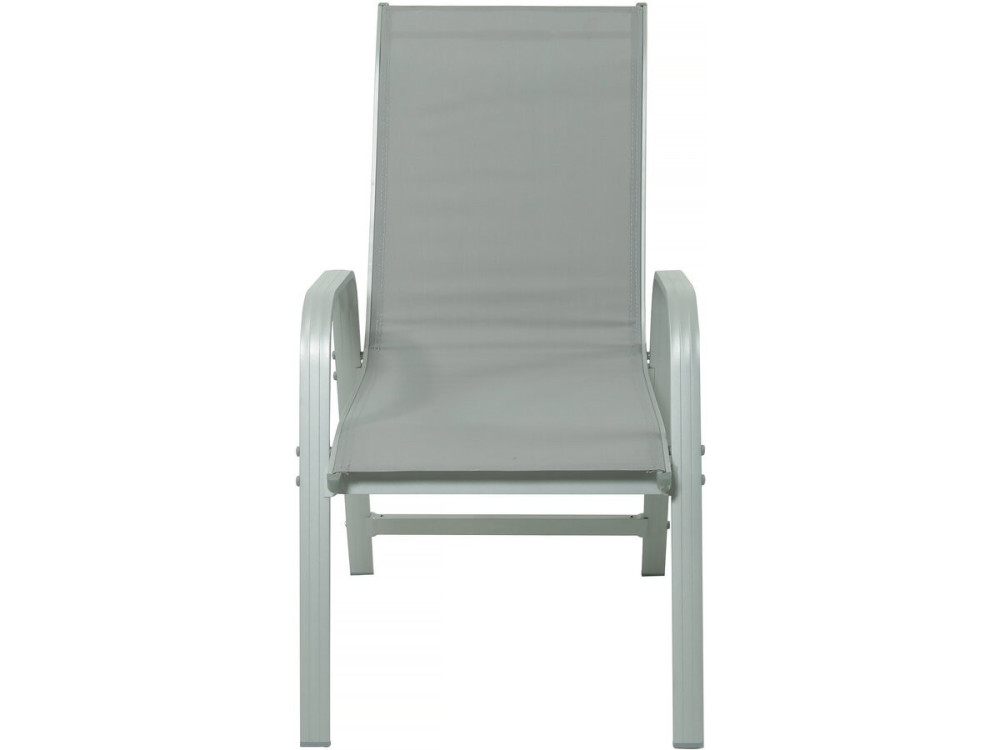 Rozkładany aluminiowy stół ogrodowy i krzesła "Lagos" - 200/320 x 105 x 76 cm - Taupe - Miejsca siedzące 10