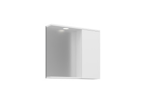 Szafka łazienkowa z lustrem „Purus 80” – 75 x 18 x 68 cm – biała