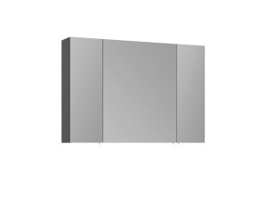 Szafka łazienkowa z lustrem „Side 100” – 100 x 16 x 66 cm – matowy antracyt
