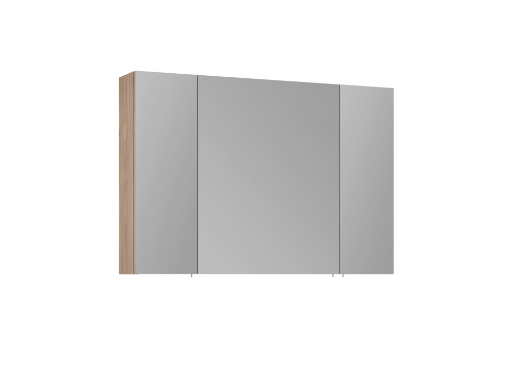 Szafka łazienkowa z lustrem „Side 100” – 100 x 16 x 66 cm – dąb