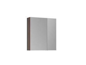Szafka łazienkowa z lustrem „Side 60” – 60 x 16 x 66 cm – ciemny orzech
