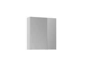 Szafka łazienkowa z lustrem „Side 60” – 60 x 16 x 66 cm – matowa biel