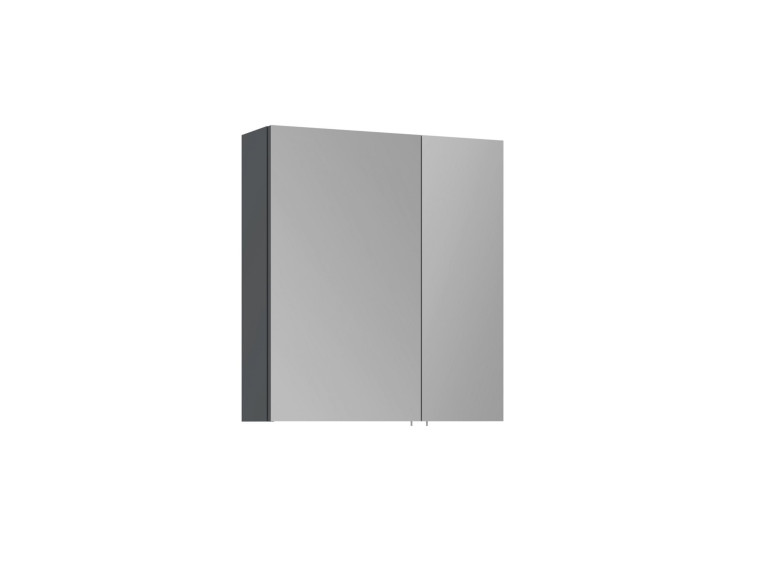 Szafka łazienkowa z lustrem „Side 60” – 60 x 16 x 66 cm – matowy antracyt