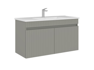 Szafka pod umywalkę „Tivoli 100” – 100 x 45 x 57 cm – kolor Matte Cashmere