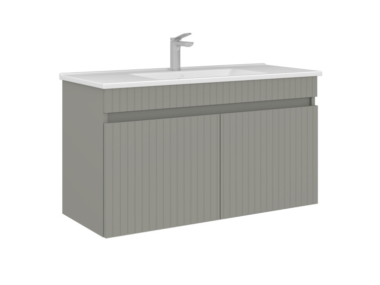 Szafka pod umywalkę „Tivoli 100” – 100 x 45 x 57 cm – kolor Matte Cashmere