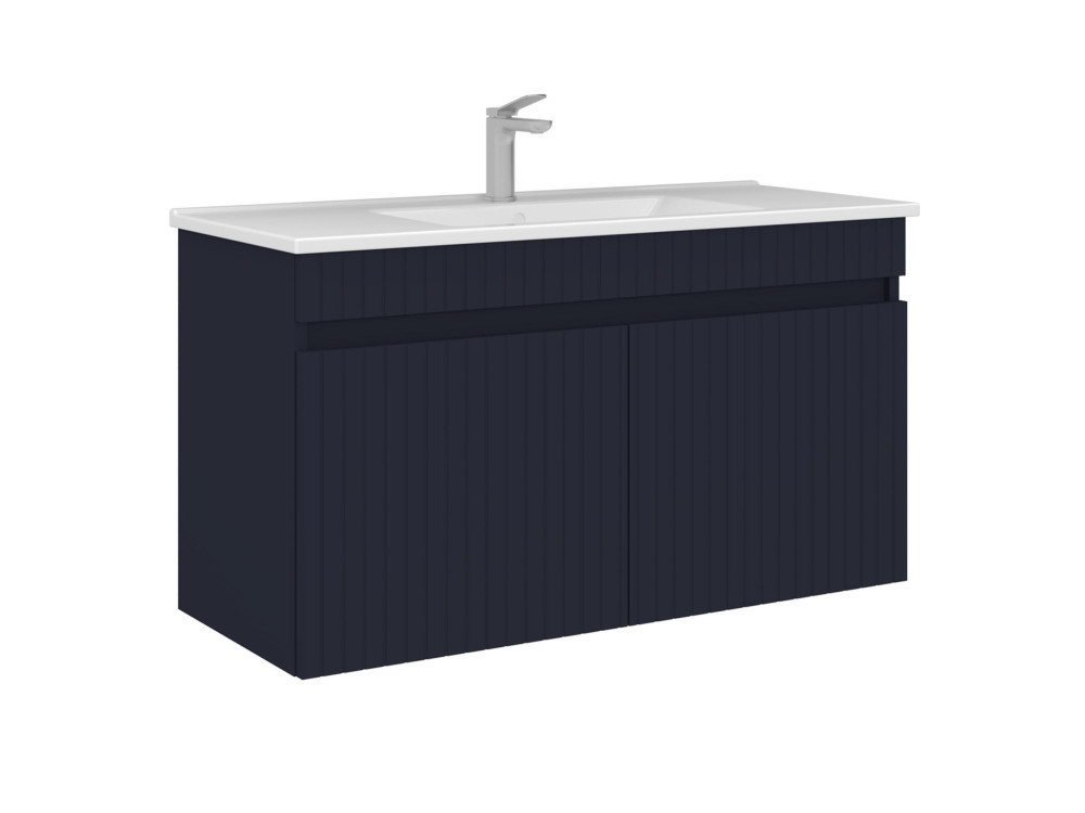 Szafka pod umywalkę „Tivoli 100” – 100 x 45 x 57 cm – matowy granatowy