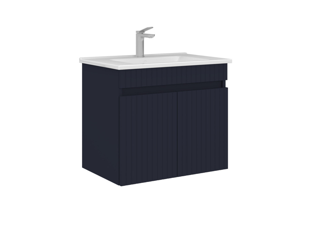 Szafka pod umywalkę „Tivoli 65” – 65 x 45 x 57 cm – matowy granatowy