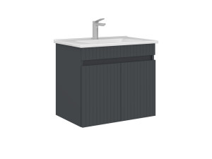 Szafka pod umywalkę „Tivoli 65” – 65 x 45 x 57 cm – matowy antracyt