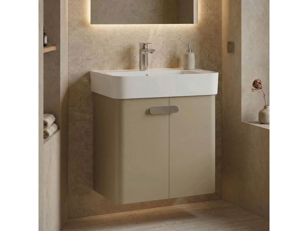 Szafka pod umywalkę „Orbit 55” – 55 x 38 x 62 cm – Mink