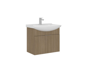 Szafka pod umywalkę „Purus 65” – 65 x 50 x 58 cm – dąb Sonomo