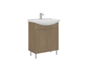 Szafka pod umywalkę „Purus 65” – 65 x 50 x 83 cm – dąb Sonomo