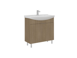 Szafka pod umywalkę „Purus 80” – 80 x 50 x 83 cm – dąb Sonomo