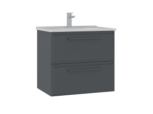 Szafka pod umywalkę „Nuvola 65 v2” – 65 x 50 x 62 cm – antracyt