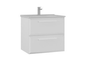 Szafka pod umywalkę „Nuvola 65 v2” – 65 x 50 x 62 cm – biała