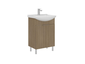 Szafka pod umywalkę „Purus 55” – 55 x 50 x 83 cm – dąb Sonomo