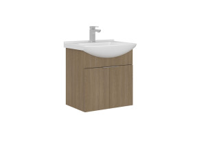 Szafka pod umywalkę „Purus 55” – 55 x 50 x 58 cm – dąb Sonomo
