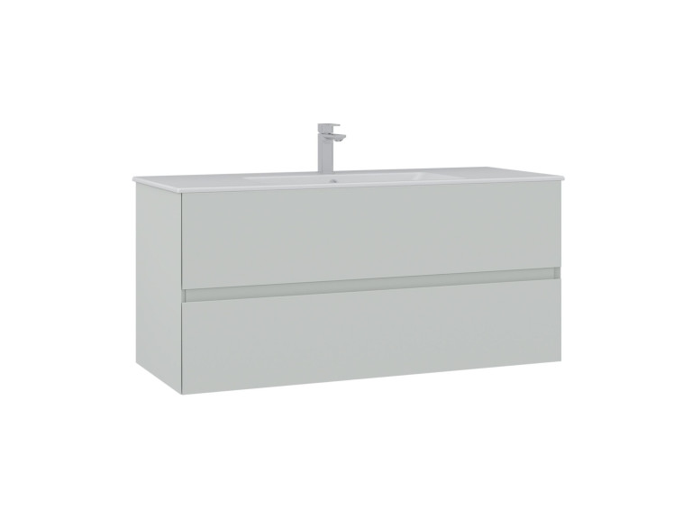 Szafka pod umywalkę „Nest 121 v2” – 121 x 51 x 55 cm – kolor Matte Cashmere