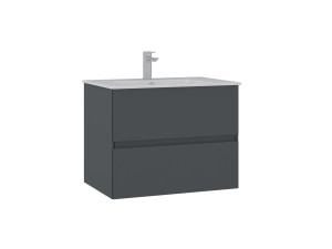 Szafka pod umywalkę „Nest 71 v2” – 71 x 51 x 55 cm – matowy antracyt