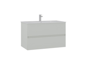 Szafka pod umywalkę „Nest 91 v2” – 91 x 51 x 55 cm – kolor Matte Cashmere