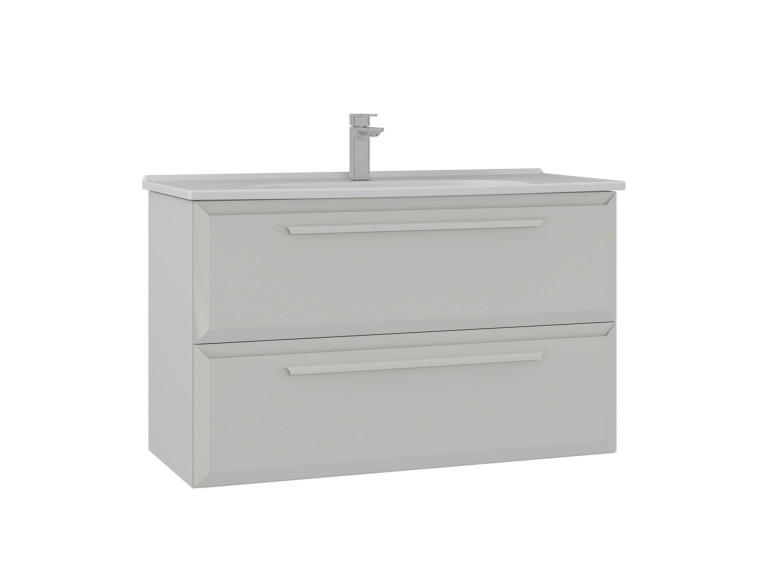Szafka pod umywalkę „Nuvola 100 v2” – 100 x 50 x 62 cm – Cashmere