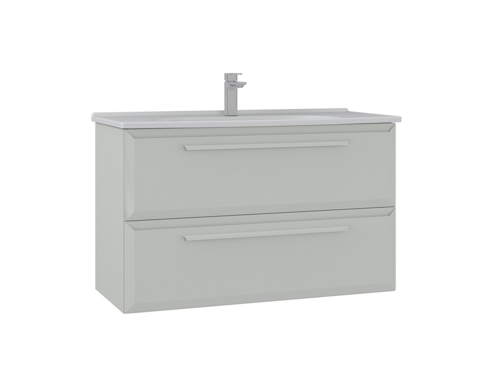 Szafka pod umywalkę „Nuvola 100 v2” – 100 x 50 x 62 cm – Cashmere