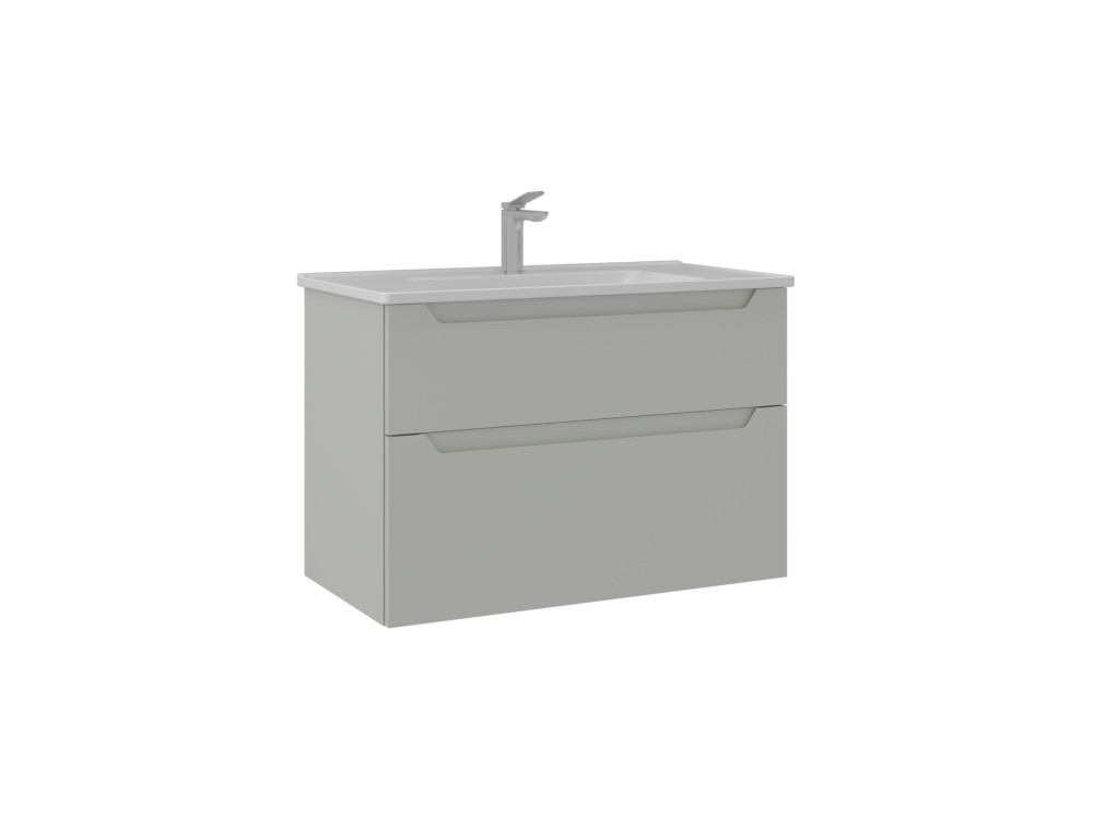 Szafka pod umywalkę „Messina 85 v2” – 85 x 45 x 55 cm – kolor matowy kaszmirowy