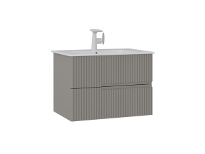 Szafka pod umywalkę „Moonlight 70 v2” – 71 x 51 x 51 cm – kolor Matte Mink