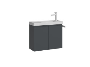 Szafka pod umywalkę „Ferla 60” – 60 x 22 x 50 cm – matowy antracyt