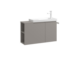 Szafka pod umywalkę „Ferla 80” – 80 x 22 x 45 cm – kolor Matte Mink