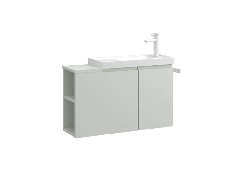 Szafka pod umywalkę „Ferla 80” – 80 x 22 x 45 cm – kolor matowy kaszmirowy