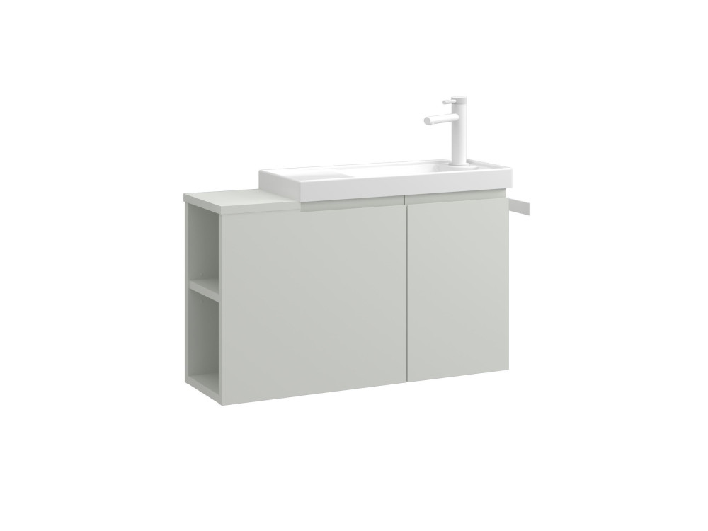 Szafka pod umywalkę „Ferla 80” – 80 x 22 x 45 cm – kolor matowy kaszmirowy