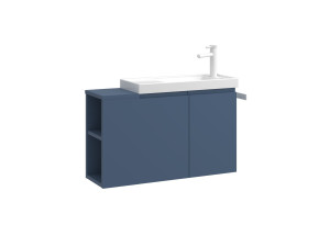 Szafka pod umywalkę „Ferla 80” – 80 x 22 x 45 cm – kolor Petrol Blue