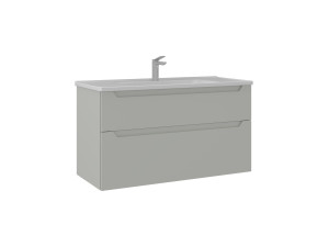 Szafka pod umywalkę „Messina 100 v2” – 100 x 45 x 55 cm – Matte Cashmere