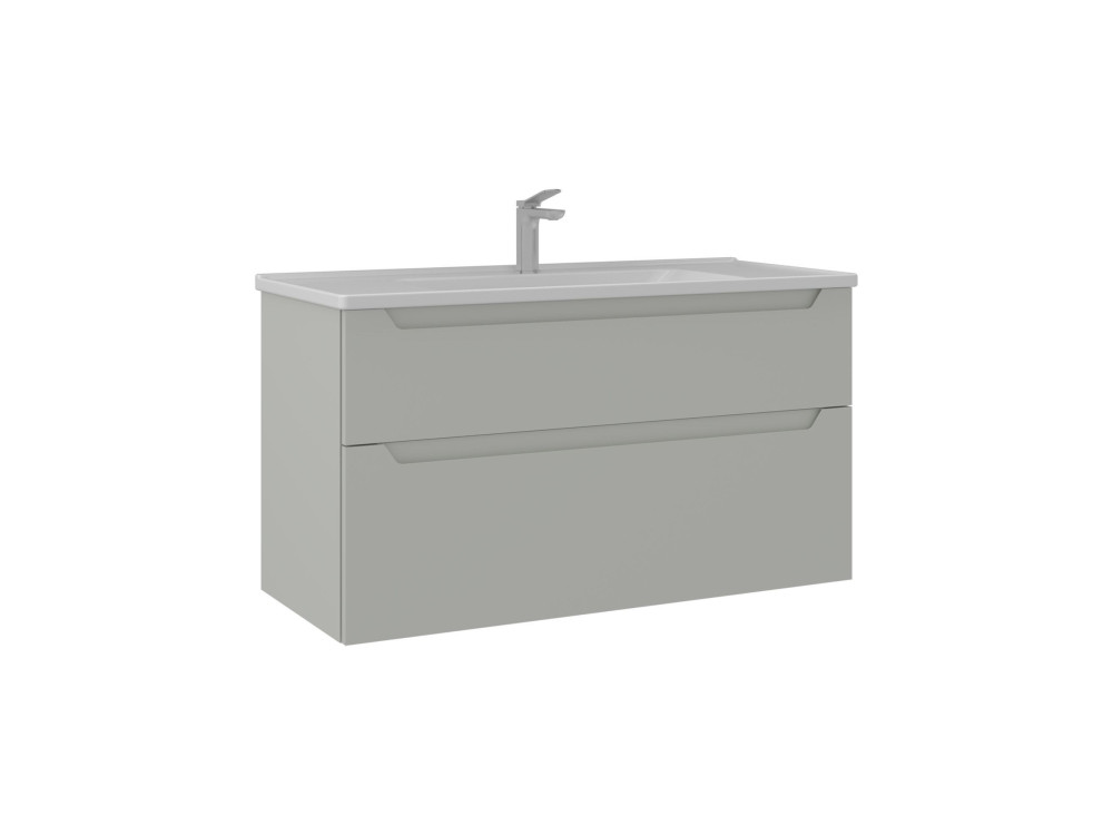 Szafka pod umywalkę „Messina 100 v2” – 100 x 45 x 55 cm – Matte Cashmere