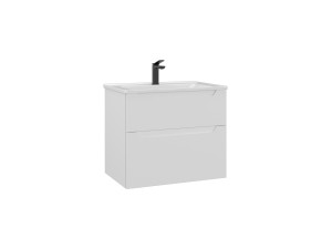 Szafka pod umywalkę „Messina 65 v2” – 65 x 45 x 55 cm – matowa biel