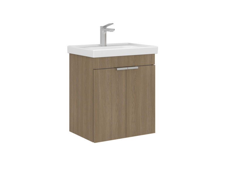 Szafka pod umywalkę „Desna 50” – 50 x 38 x 58 cm – dąb Sonomo