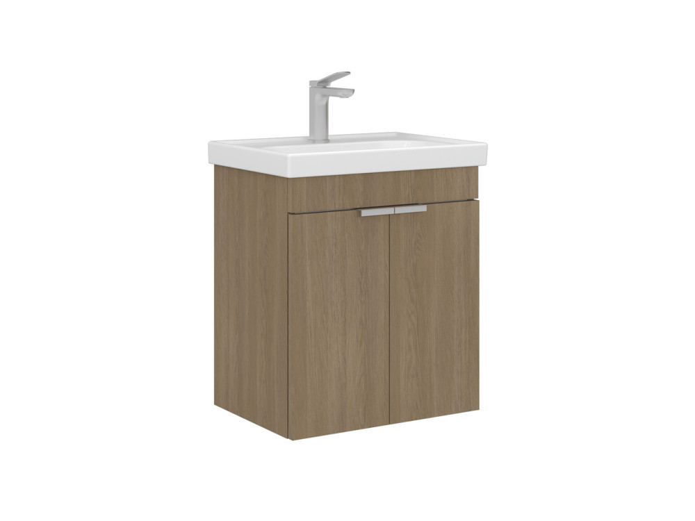 Szafka pod umywalkę „Desna 50” – 50 x 38 x 58 cm – dąb Sonomo