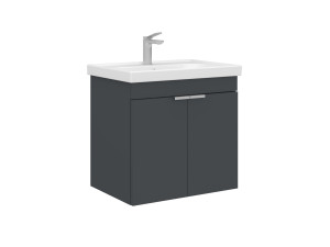 Szafka pod umywalkę „Desna 60” – 60 x 45 x 58 cm – matowy antracyt