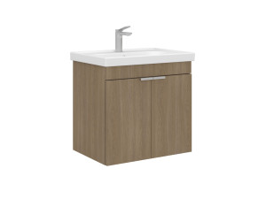 Szafka pod umywalkę „Desna 60” – 60 x 45 x 58 cm – dąb Sonomo