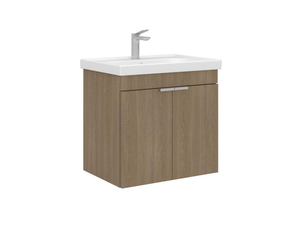 Szafka pod umywalkę „Desna 60” – 60 x 45 x 58 cm – dąb Sonomo