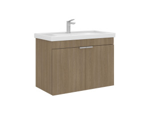 Szafka pod umywalkę „Desna 80” – 80 x 45 x 58 cm – dąb Sonomo