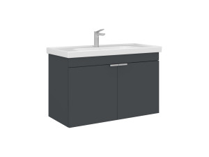 Szafka pod umywalkę „Desna 90” – 90 x 45 x 58 cm – matowy antracyt