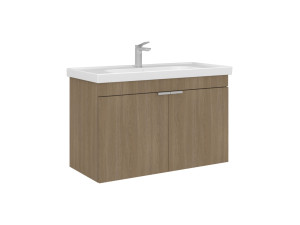Szafka pod umywalkę „Desna 90” – 90 x 45 x 58 cm – dąb Sonomo