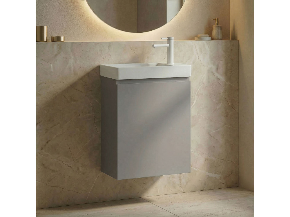 Szafka pod umywalkę „Ferla 40” – 40 x 22 x 50 cm – kolor Matte Mink