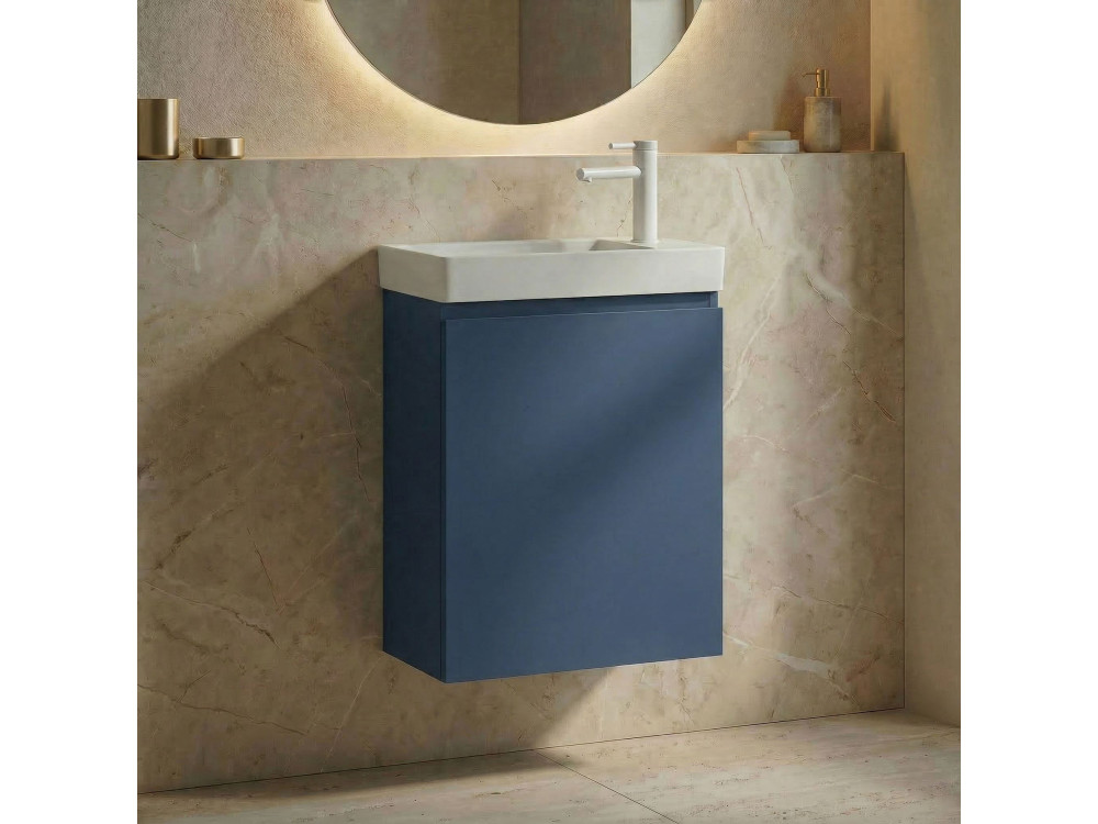 Szafka pod umywalkę „Ferla 40” – 40 x 22 x 50 cm – kolor Petrol Blue