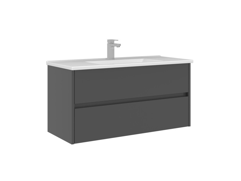 Szafka pod umywalkę „Arno 100” – 100 x 45 x 52 cm – antracyt