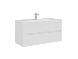 Szafka pod umywalkę „Arno 100” – 100 x 45 x 52 cm – biała