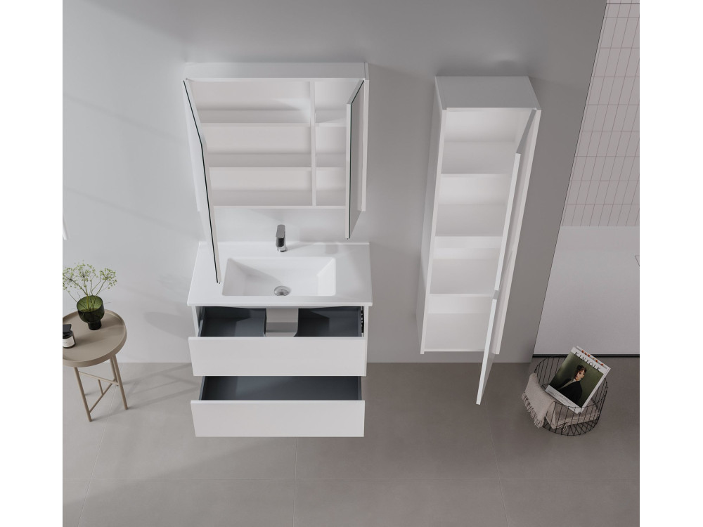Szafka pod umywalkę „Arno 100” – 100 x 45 x 52 cm – biała